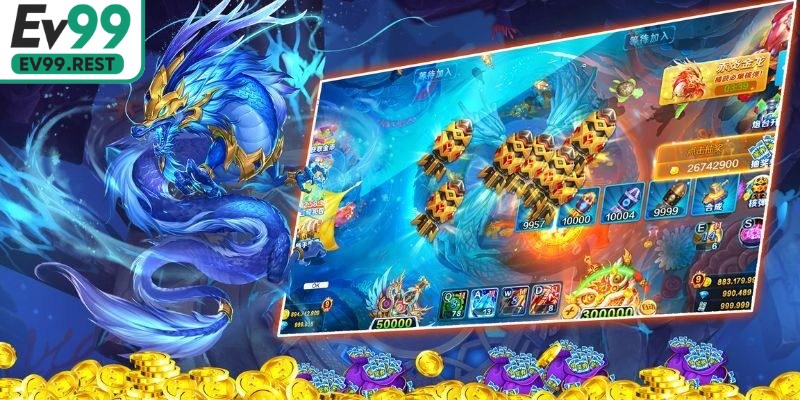 Bắn cá Thần Tài 2025 hấp dẫn với cơ hội được mở rương vàng hoặc jackpot
