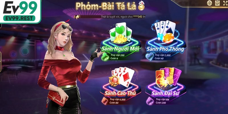 Phỏm game bài quen thuộc với sự tư duy logic